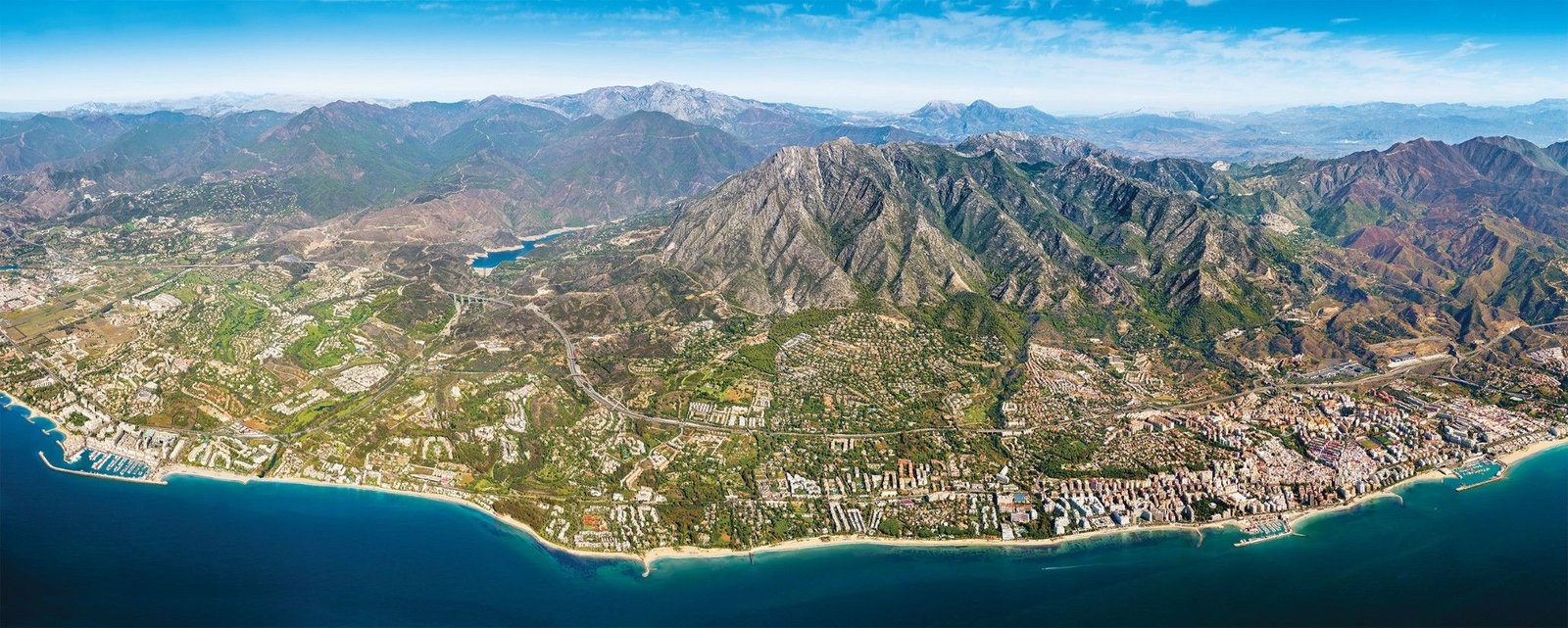 Marbella from the air